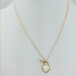 Heart and Lock Necklace N171
